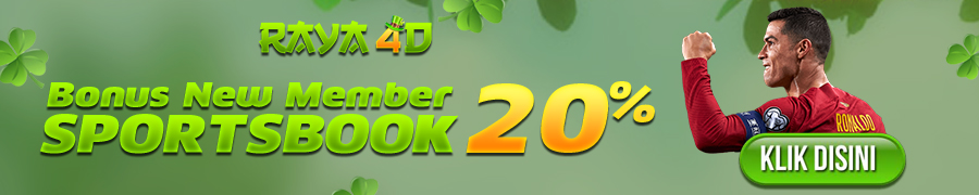 Bonus new member Sportsbook 20% Raya4D